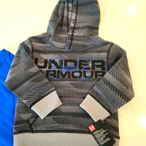 Set of 2T boys Under Armour hoodie and shirt